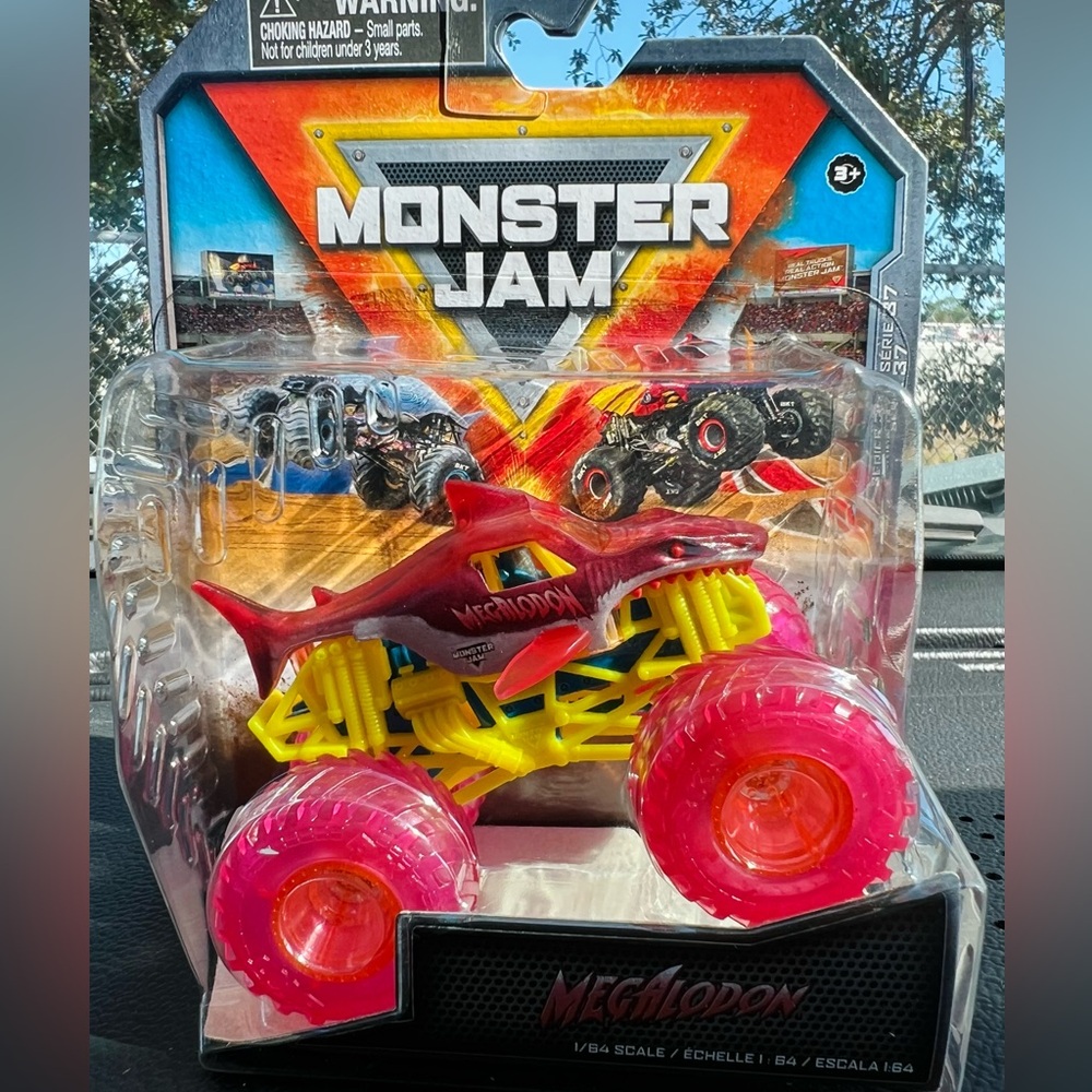 Monster Jam Megalodon Truck Red
